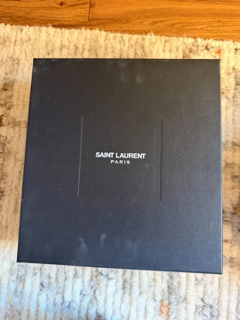 Saint Laurent Paris Suede Lace-Up Platform Heels Nude Beige Size 40 w/ Box - Picture 5 of 8
